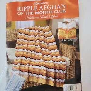 Herrschners Halloween Ripple Afghan Crochet Kit